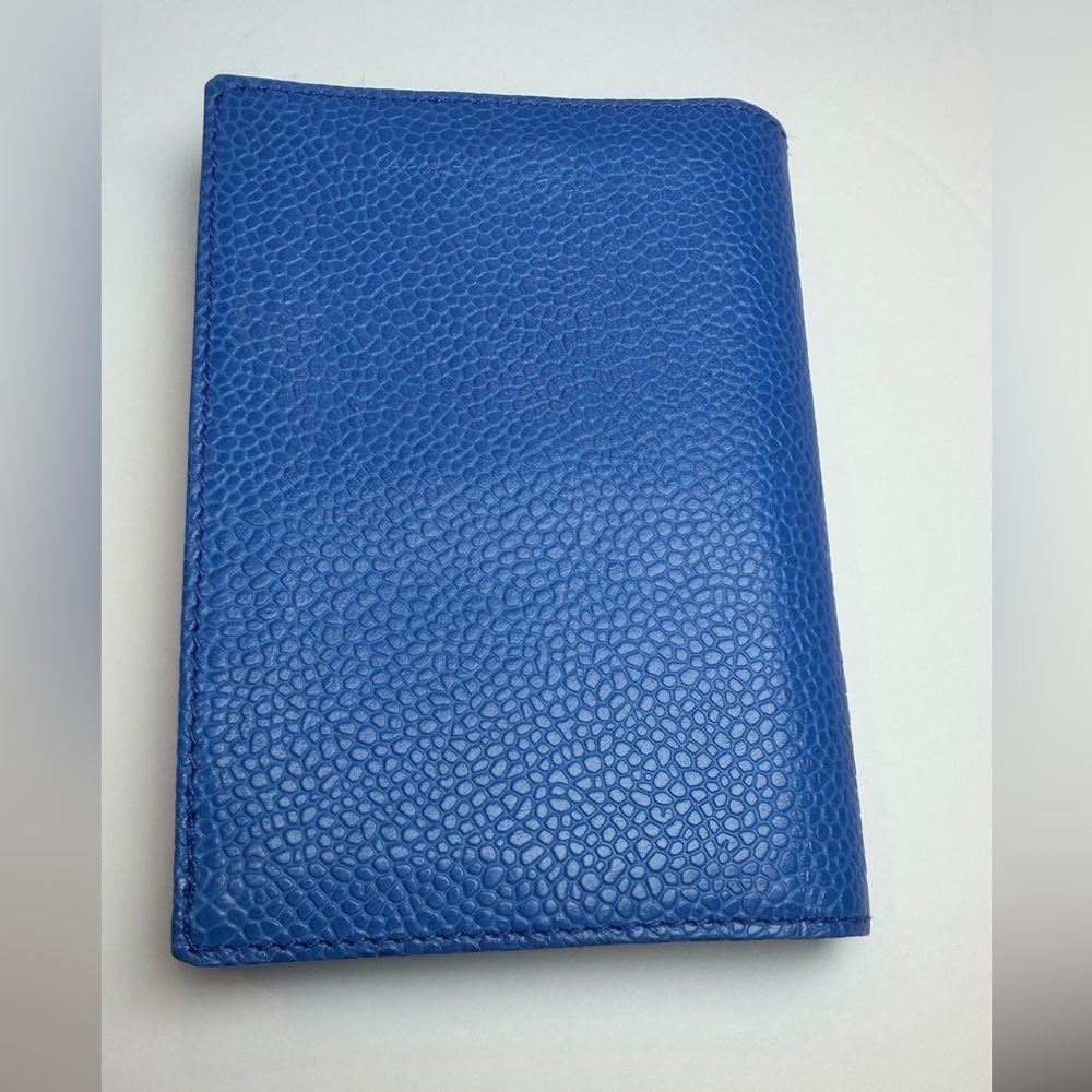 Authentic CHANEL Blue Caviar Leather Wallet Card Holder with Box & Card - Picture 8 of 13